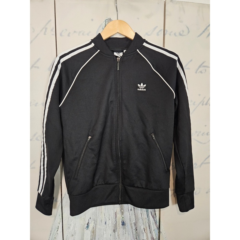Adidas Originals Primeblue‎ SST Track Jacket Black White Mens Medium